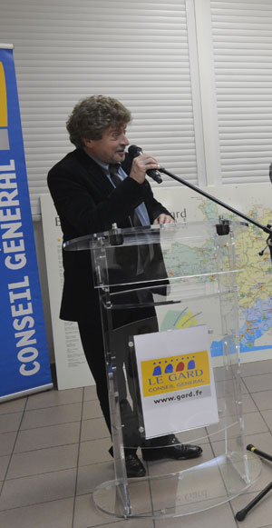 Damien Alary, du Conseil général du Gard