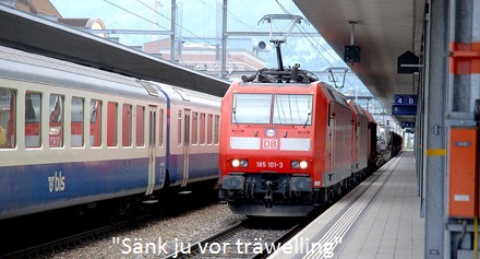 Deutsche bahn, chemin de fer allemand