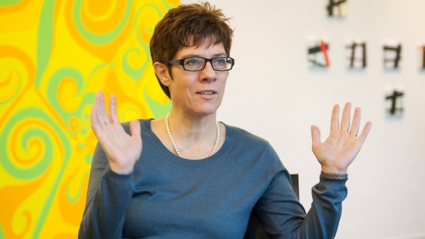 Die saarlndische Ministerprsidentin Annegret Kramp-Karrenbauer (CDU)