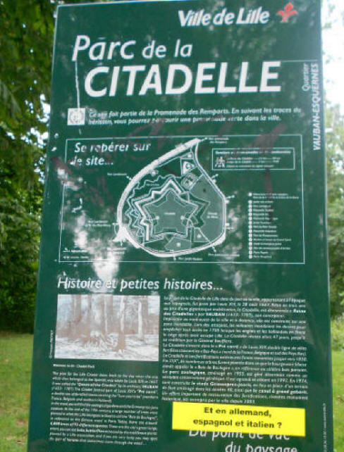 Parc de la Citadelle à Lille