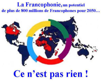 Le monde francophone en 2050