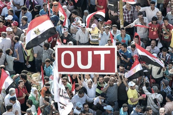 Manifestation en Egypte