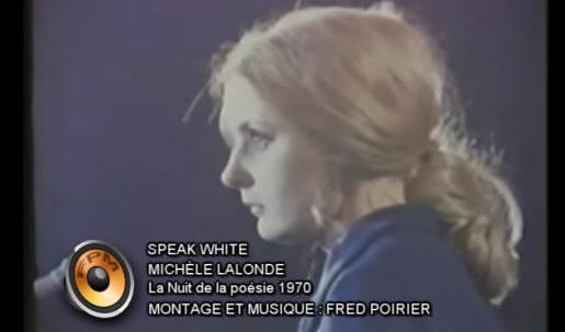 "Speak White" de Michle Lalonde, en reggae