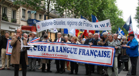 Manifestation pour le français, le 18 juin 2011