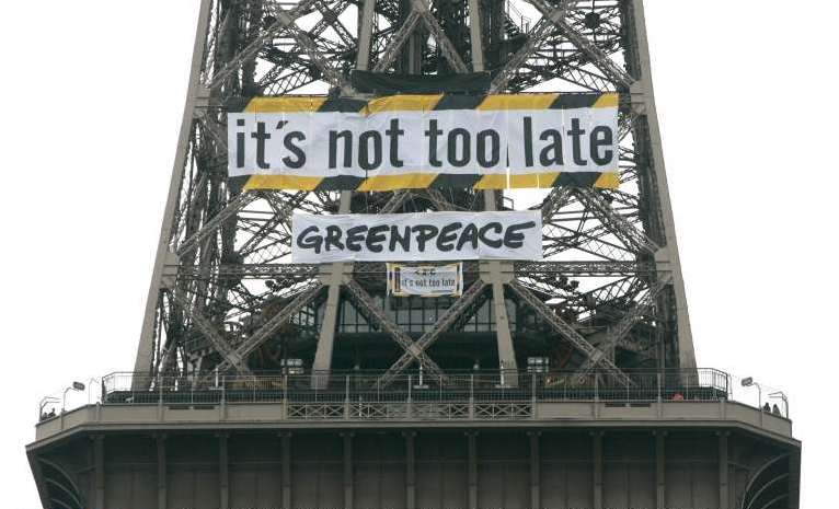 Green Peace, it's not too late