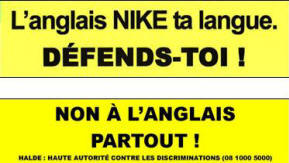Collons contre l'anglicisation