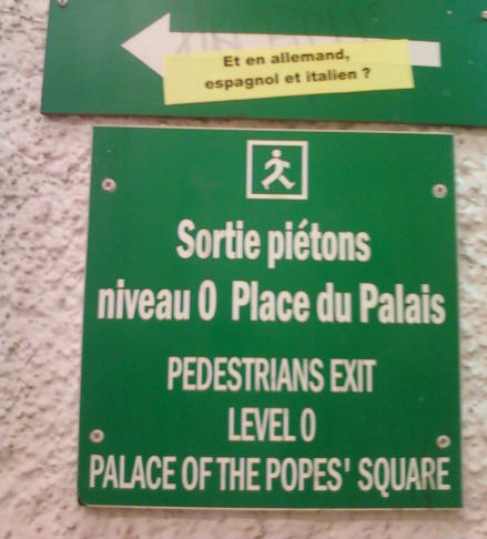Parking du Palais des Papes à Avignon