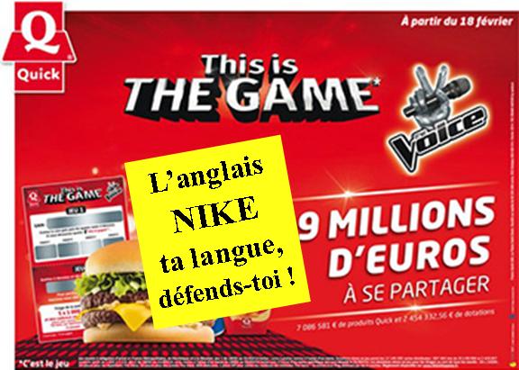 This is the game NIKE ta langue !
