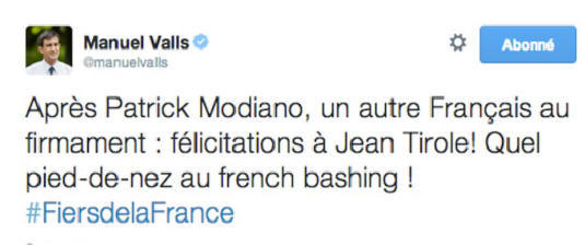 Manuel Valls et la francophobie