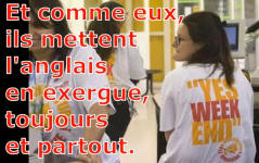 "Yes Week End", comme aux "States" !