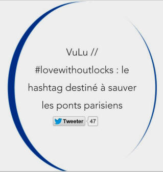 "Lovewithoutlocks" à Paris
