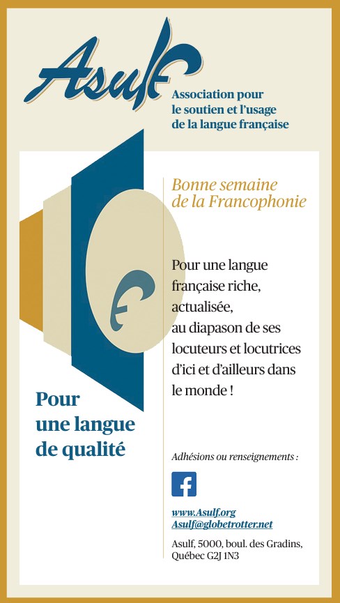 ASULF, Association pour le soutien et l'usage de la langue franaise