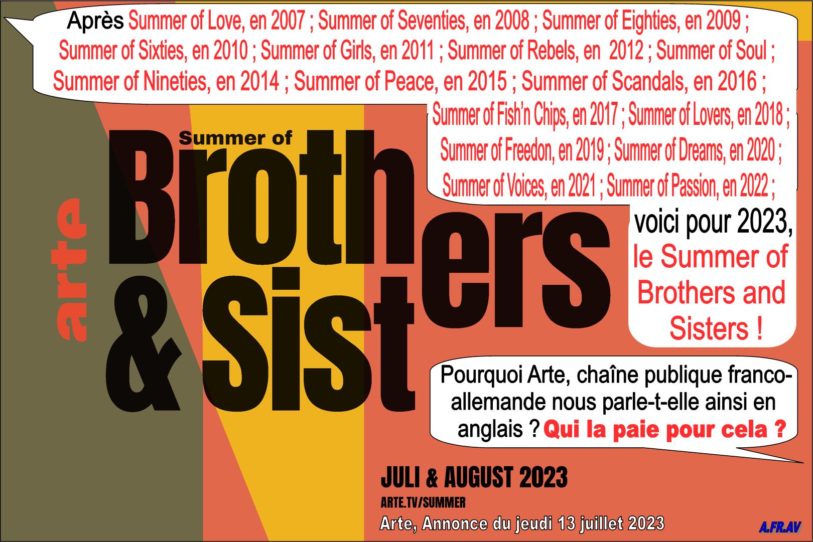 Arte Summer of Brothers and Sisters