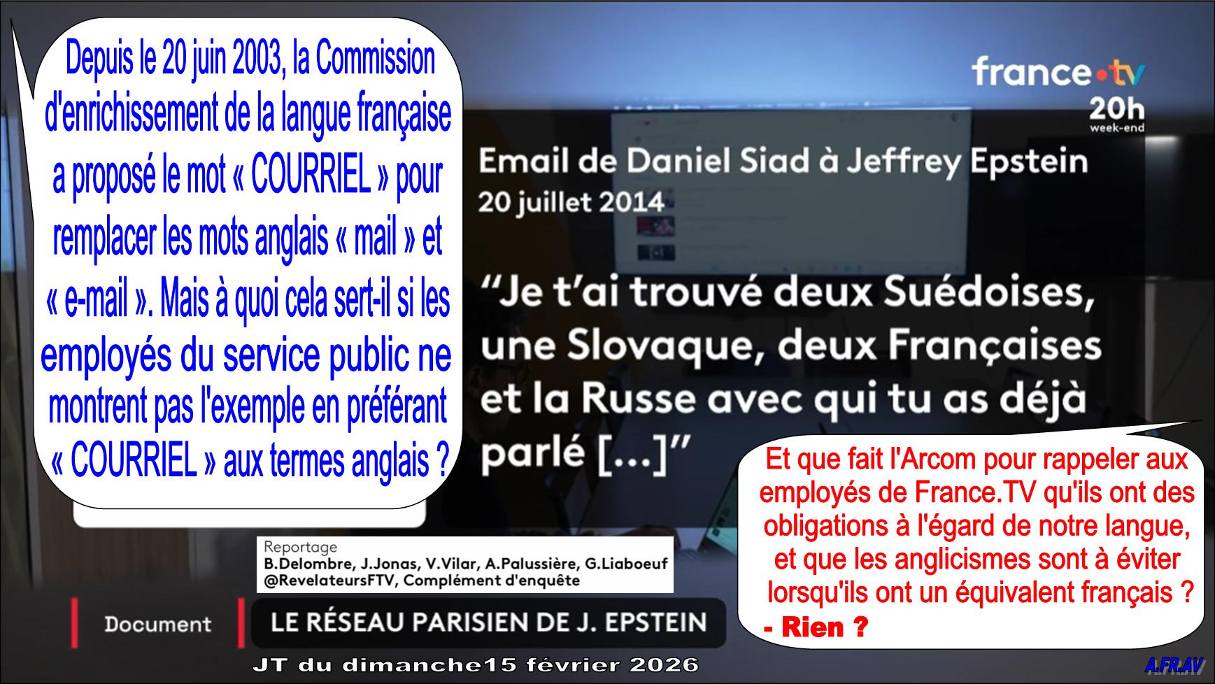 anglicismes, France T�l�visions, langue fran�aise, ARCOM