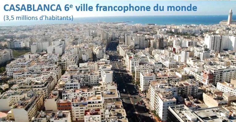 Casablanca, sixième ville francophone du monde
