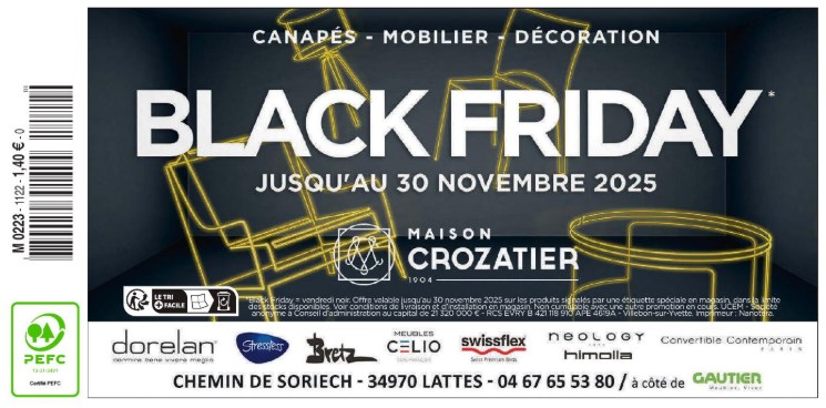 Crozatier, Black Friday, loi Toubon, langue fran�aise