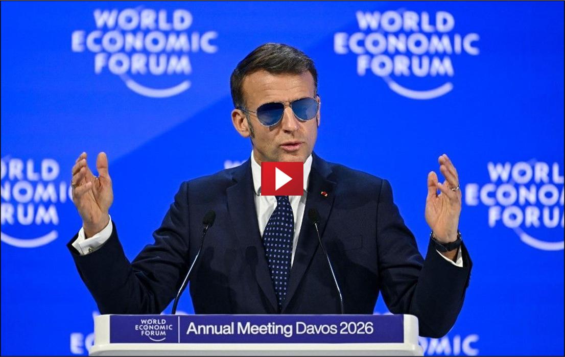 Emmanuel Macron, Davos, langue fran�aise, discours, 20 f�vrier 2026