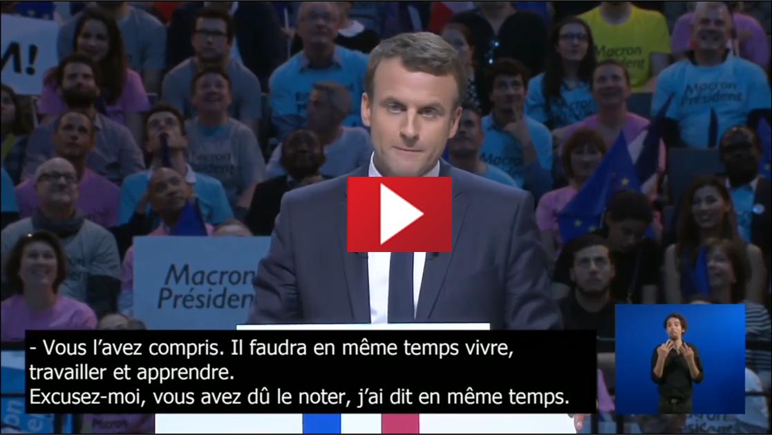 Emmanuel Macron et sa politique du En mme temps