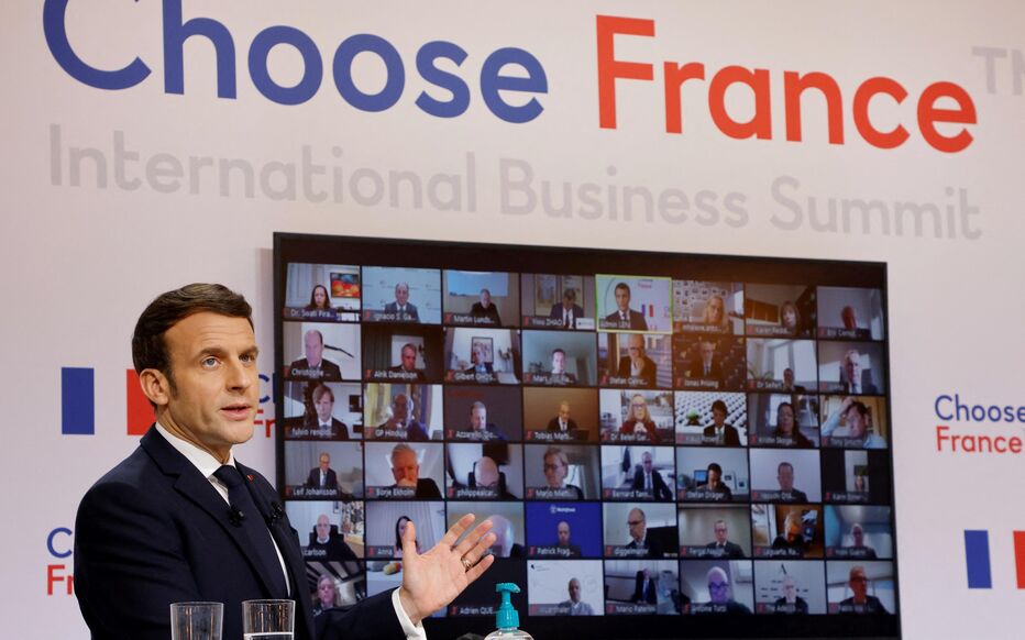 Emmanuel Macron, choose France, choix pour l'anglais