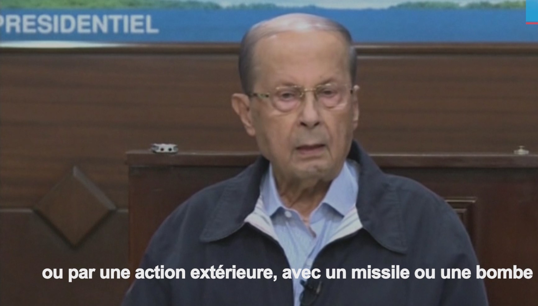 Explosions au Liban, le prsident Michel Aoun voque la possibilit d'un missile ou d'une bombe