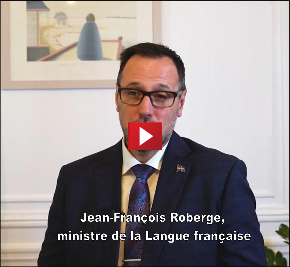 Jean-François Roberge ministre québécoise de la langue française