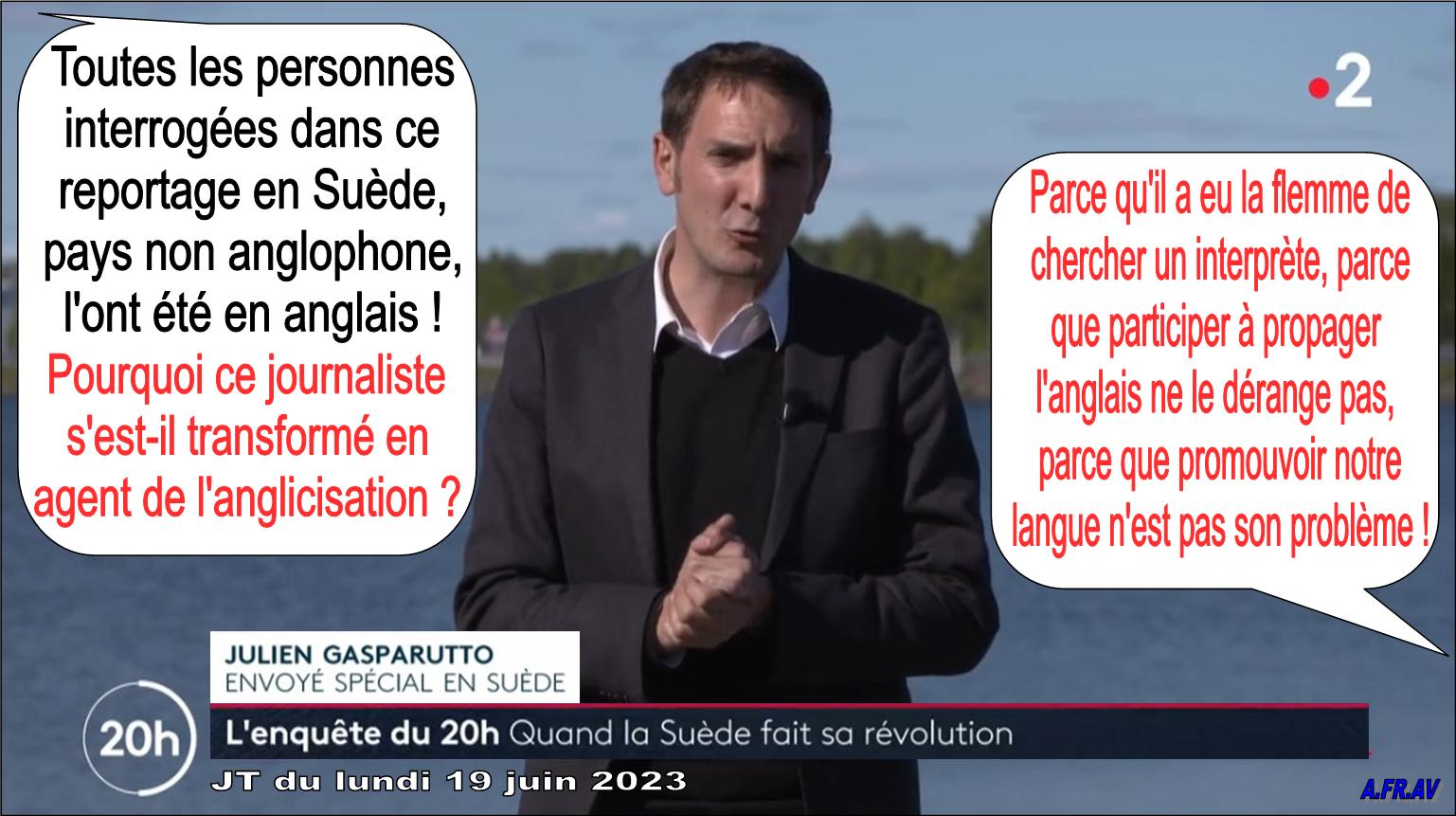 Julien Gasparutto, envoyé spécial en Suède pour France 2, France Télévisions