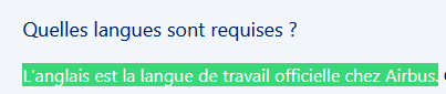 anglais, langue de travail, Aibus, code du travail