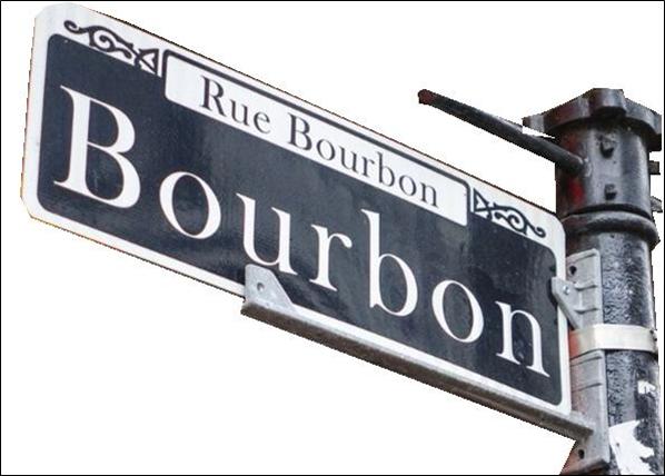 Rue Bourbon, Nouvelle-Orleans, Louisiane, États-Unis-Amérique