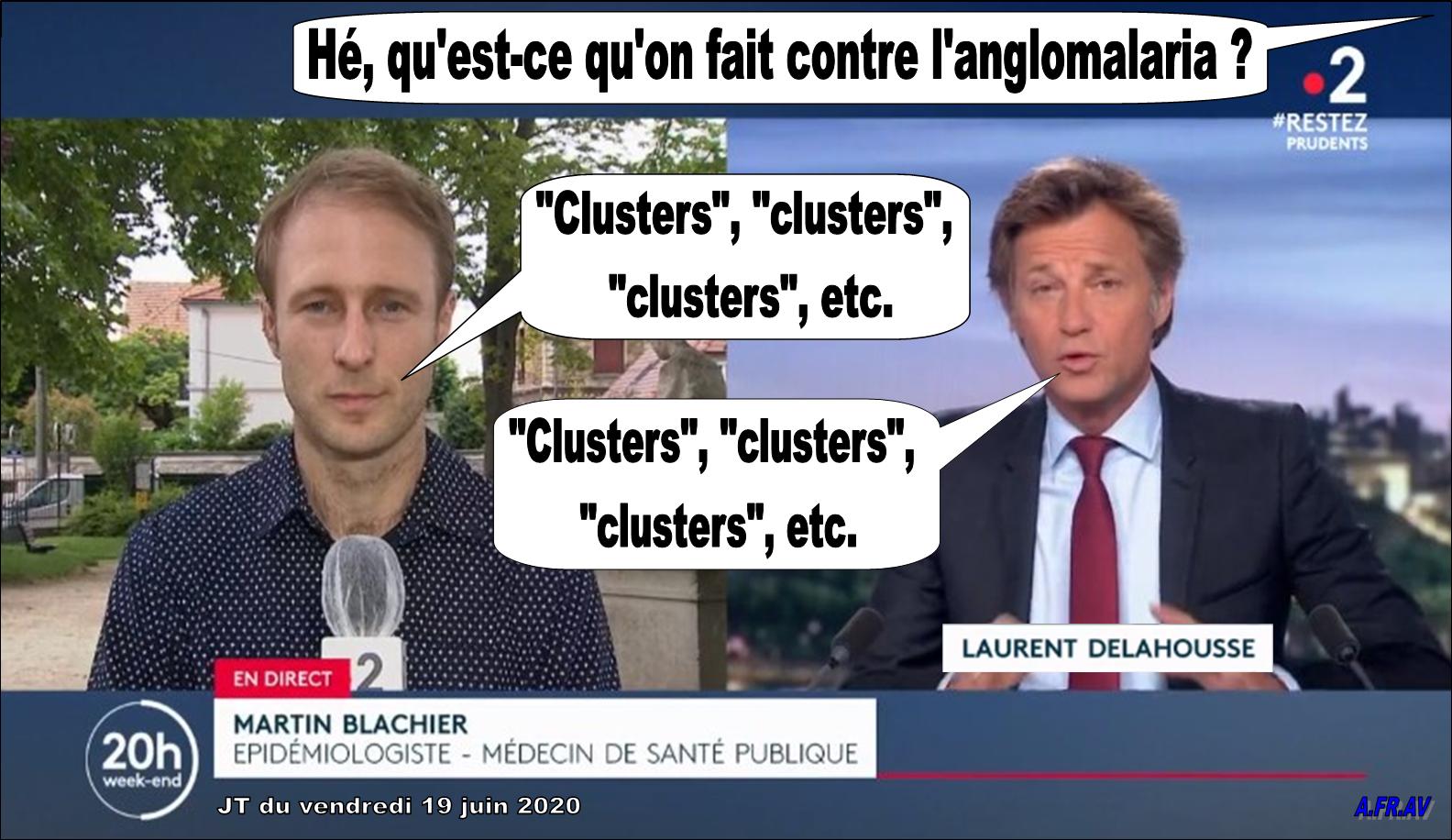 /Laurent Delahousse, Martin Blachier et les foyers épidémiques France 2 JT de 20h
