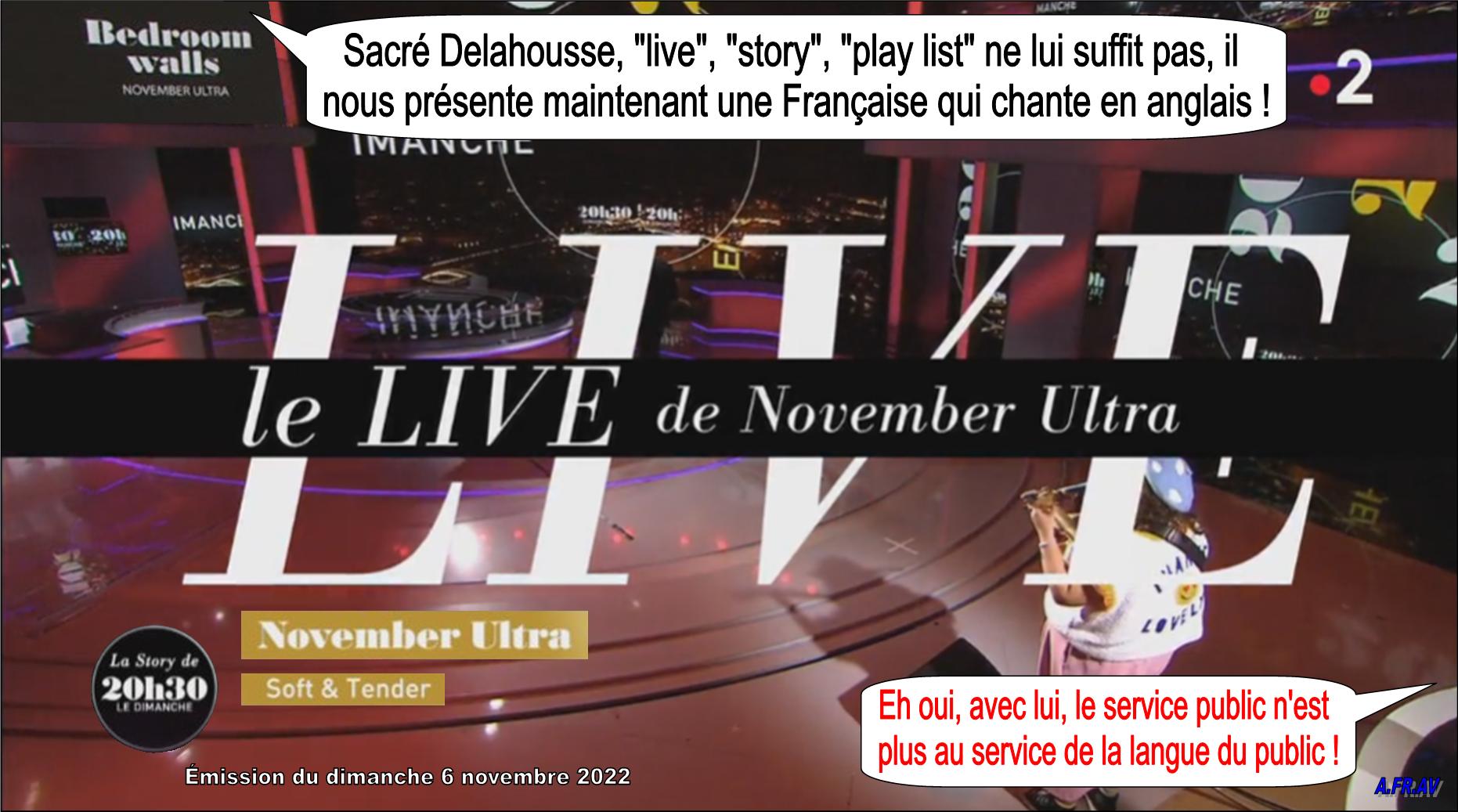 Laurent Delahousse, 20h30 le Dimanche, November Ultra, France 2, France Télévisions