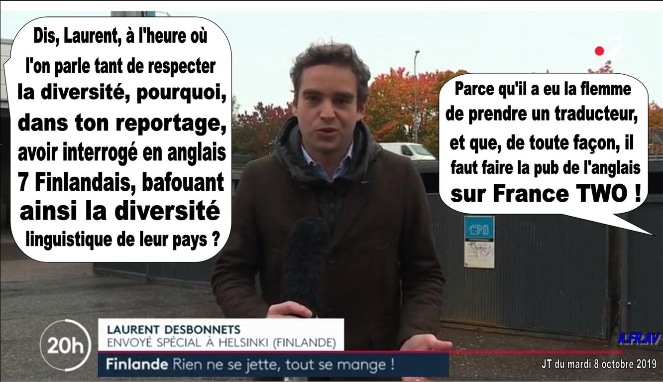 Laurent Desbonnets, journaliste à France 2