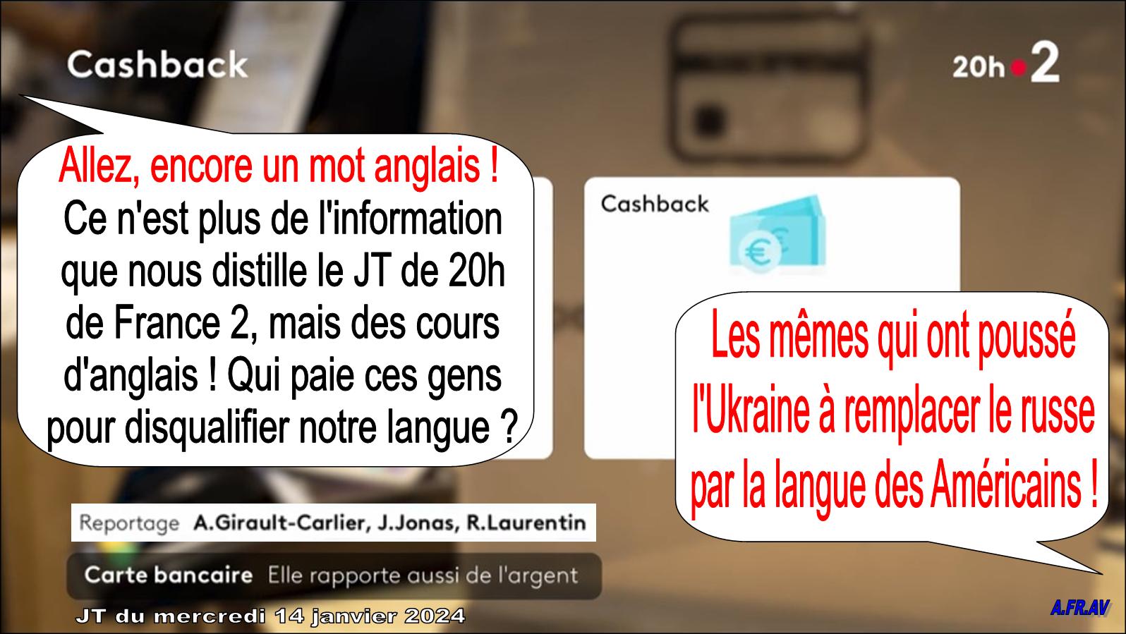 Agnes Girault-Carlier, Juliette Jonas, R-Laurentin, cashback, JT de 20h, France 2