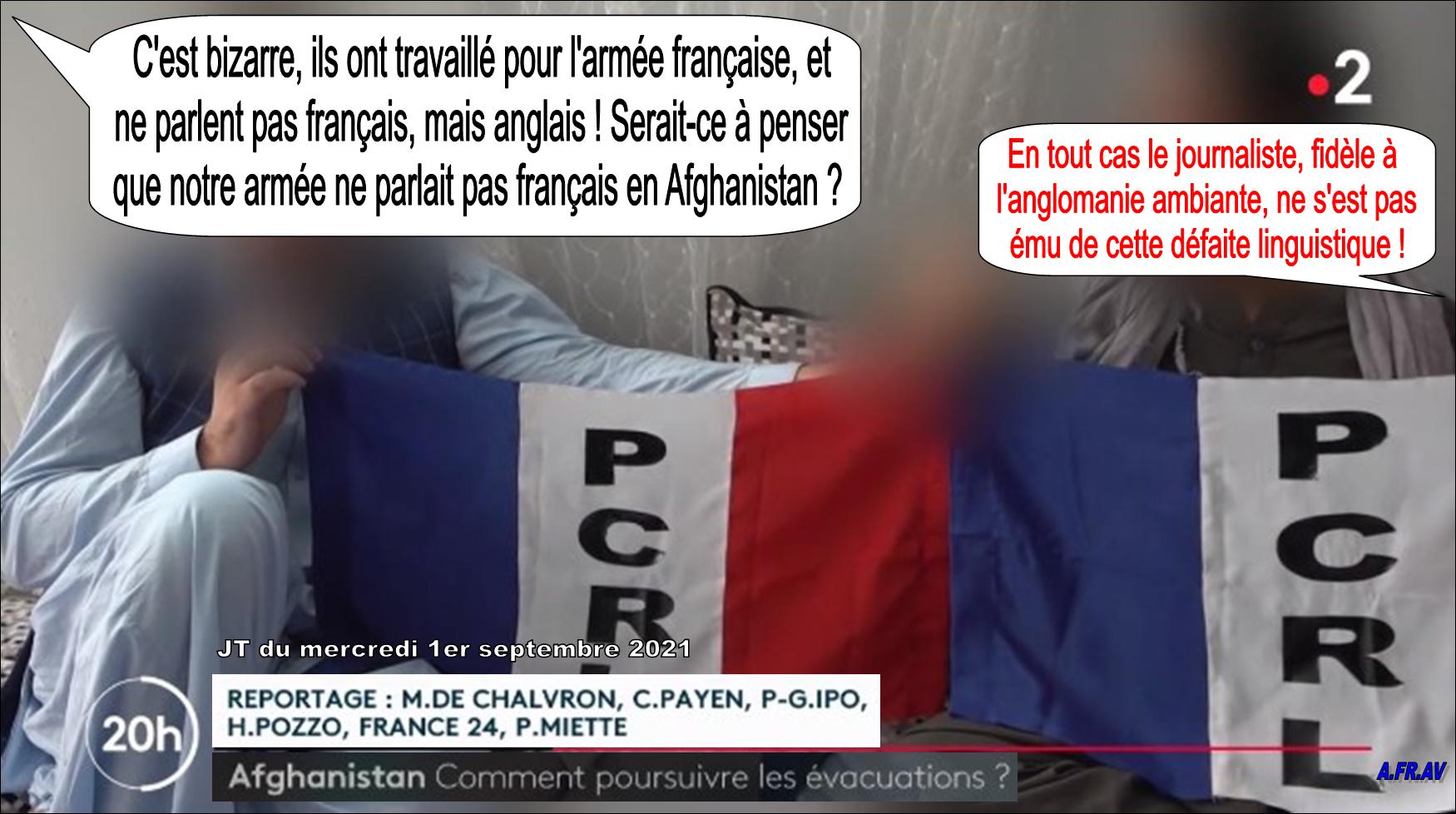 Marc de Chalvron, les PCRL en Afghanistan, armée française, JT de 20h de France 2