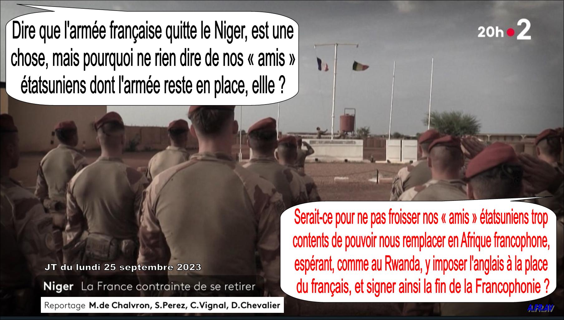 Marc de Chalvron et Sophie Perez au Niger pour le JT de 20h de France 2
