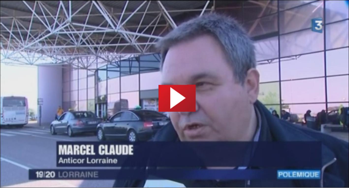 Marcel Claude, Anticor-Lorraine, affaire de l'Aéroport de Metz-Nancy-Lorraine