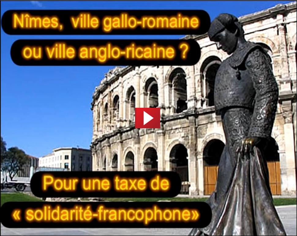 N�mes, enseignes de magasins, anglicisation