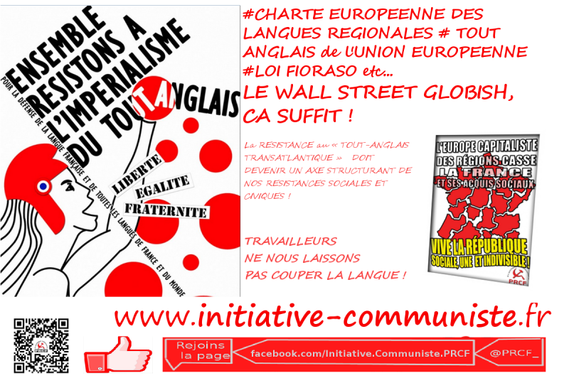 PRCF, ANGLAIS, langue fran�aise