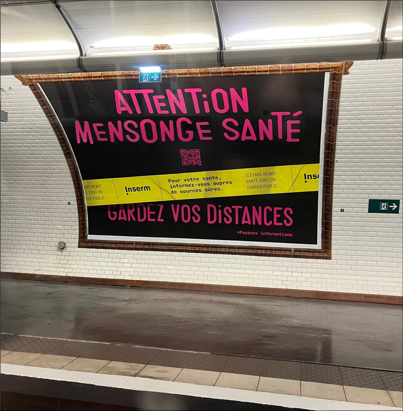 Publicité, Inserm, langue française, loi Toubon, fake news, infox