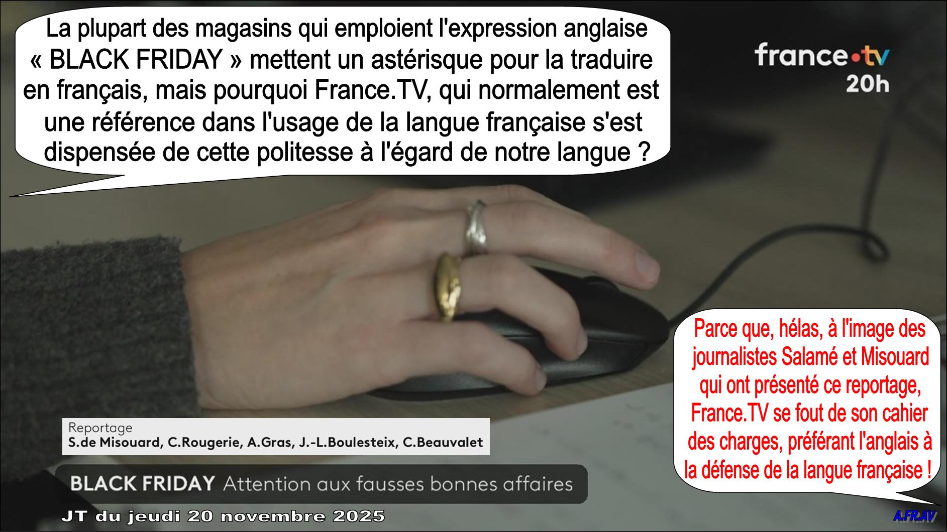 Siegrid Pi�rard de Misouard, L�a Salam�, Black Friday, journalistes, France 2