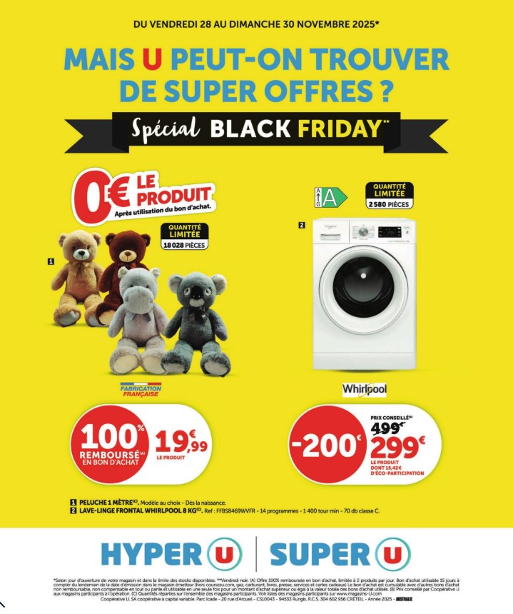 Super U, Black-Friday, loi Toubon, langue fran�aise