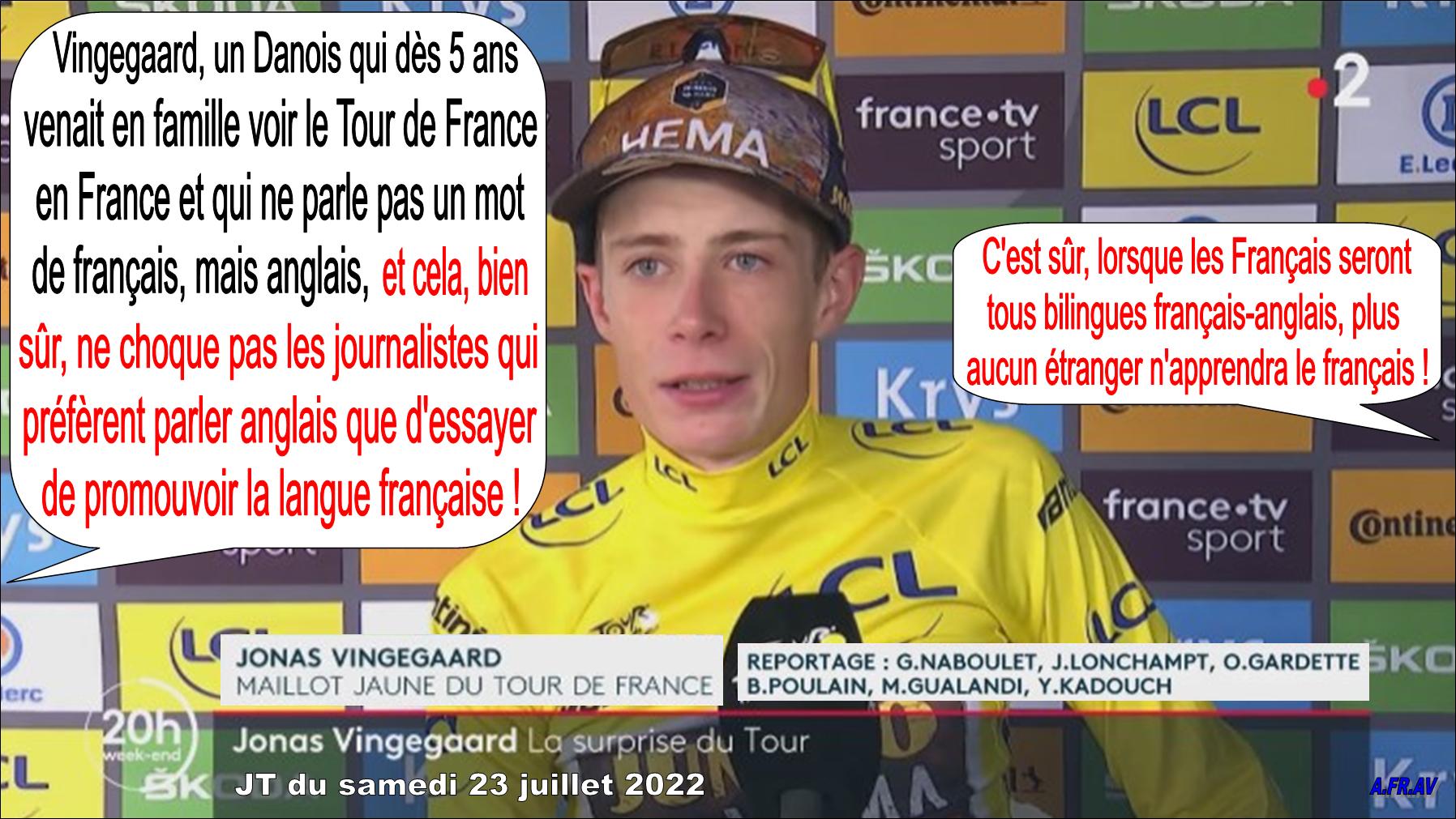 Tour de France, Jonas Vingegaard, Gregory Naboulet, Olivier Gardette, France 2, France Télévisions
