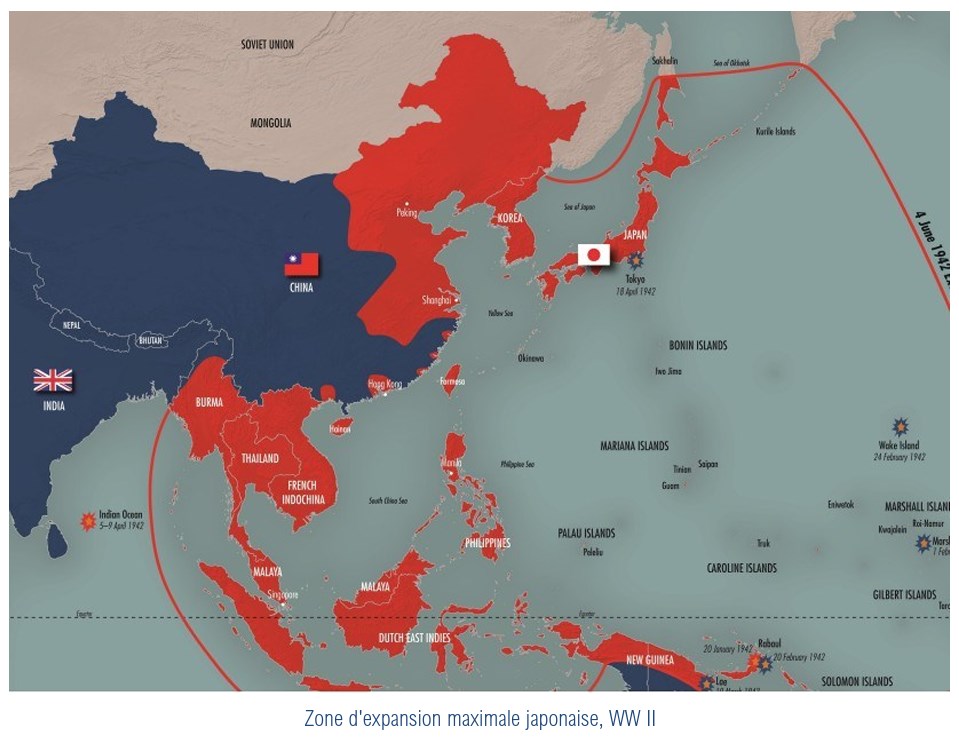 expansion japonaise, Pacifique
